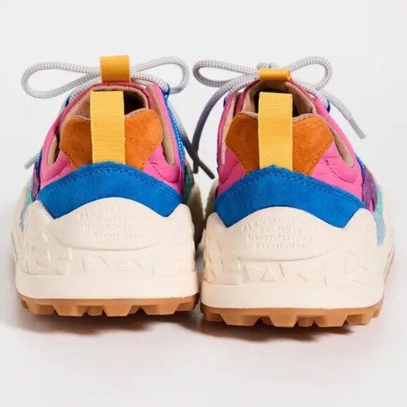 NEW FLOWER MOUNTAIN Washi Sneakers in Orange/green for women 825 12m7 - Picture 7 of 11